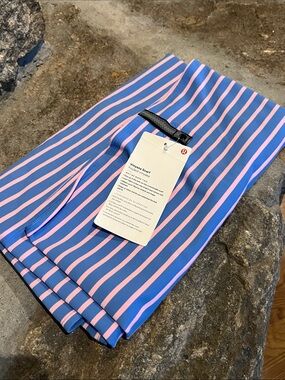 lululemon athletica Blue and Pink Striped Vinyasa Scarf - NWT - retired pattern